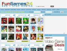 Tablet Screenshot of gamesunique.com